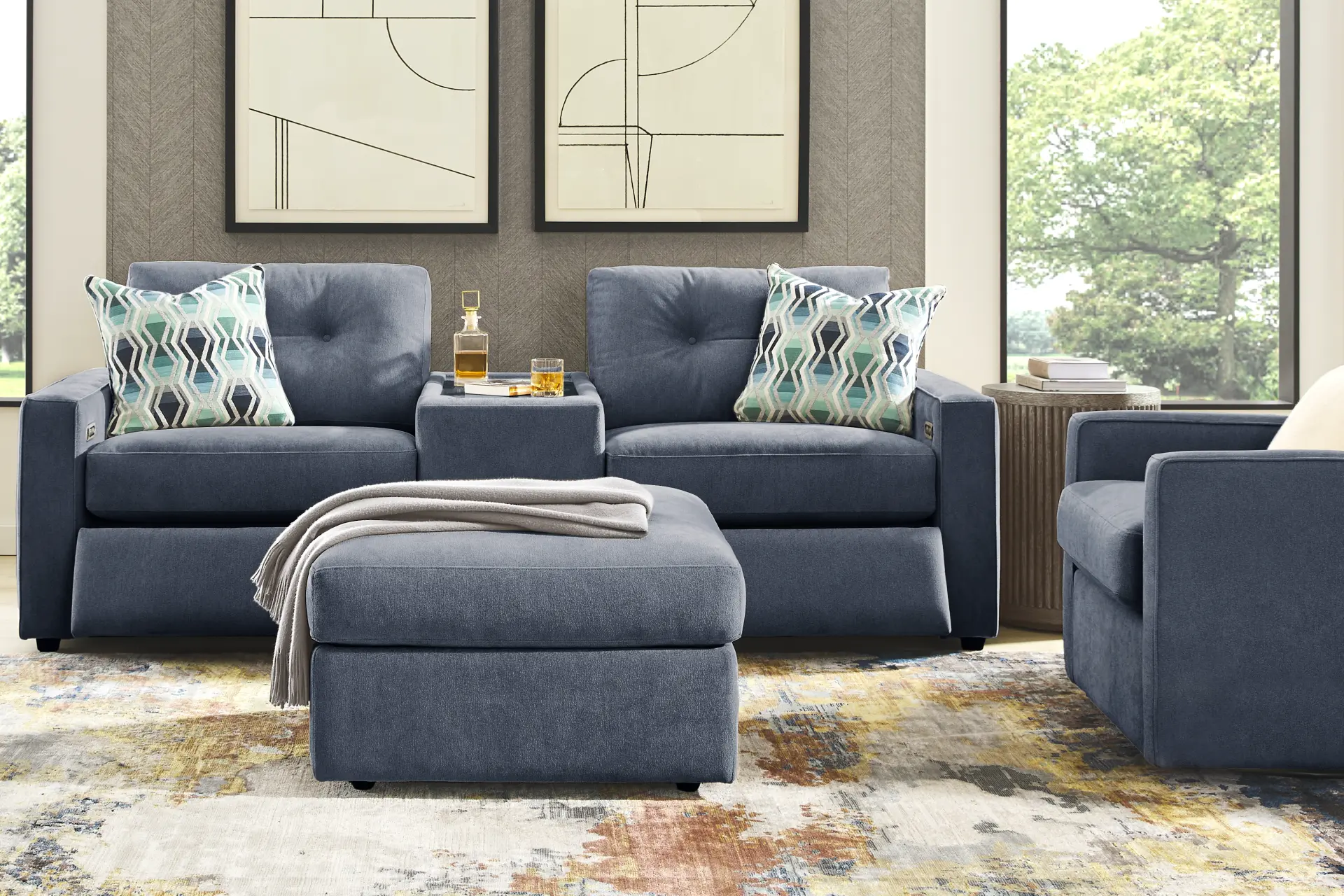 Indigo 3 Pc Power Reclining ModularOne