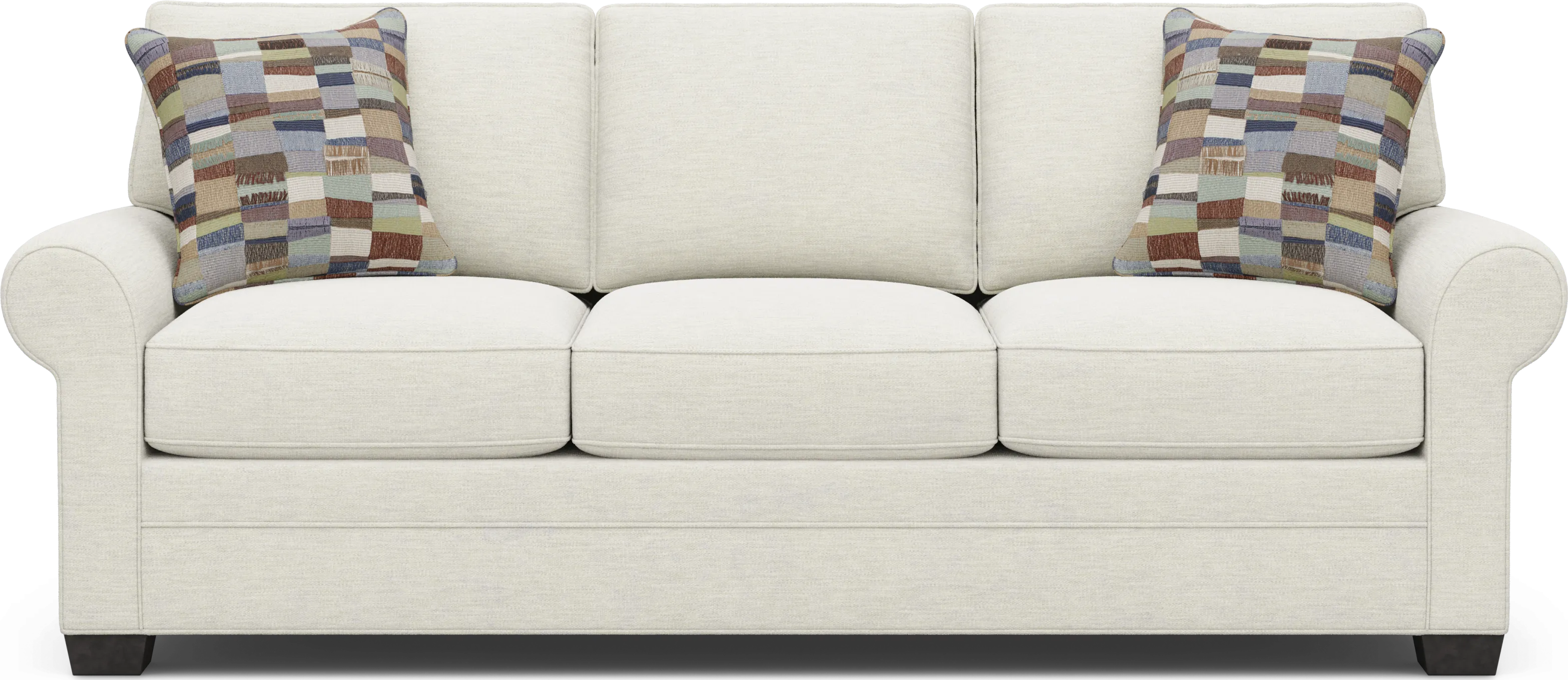 Bellingham Ivory 7 Pc Living Room with Gel Foam Sleeper Sofa - Thumbnail - Image 2