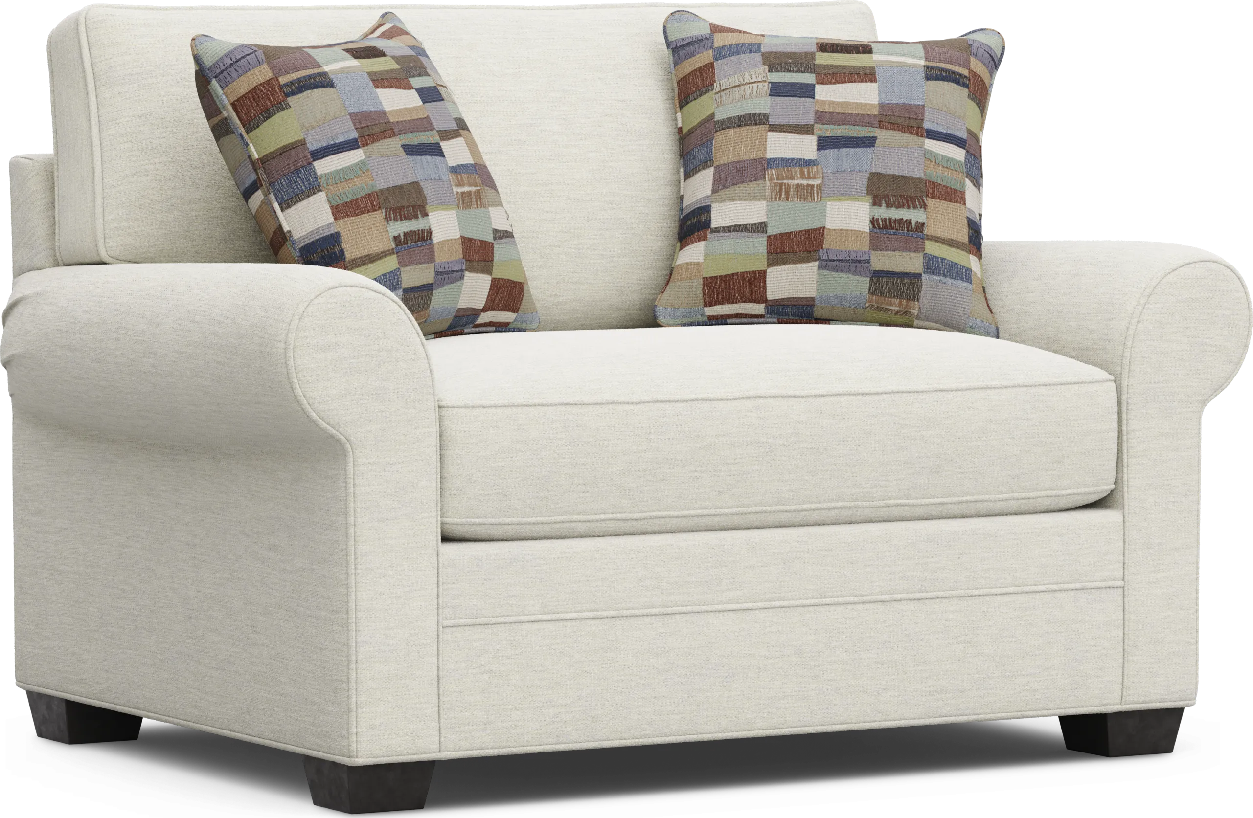 Bellingham Ivory 7 Pc Living Room with Gel Foam Sleeper Sofa - Thumbnail - Image 8