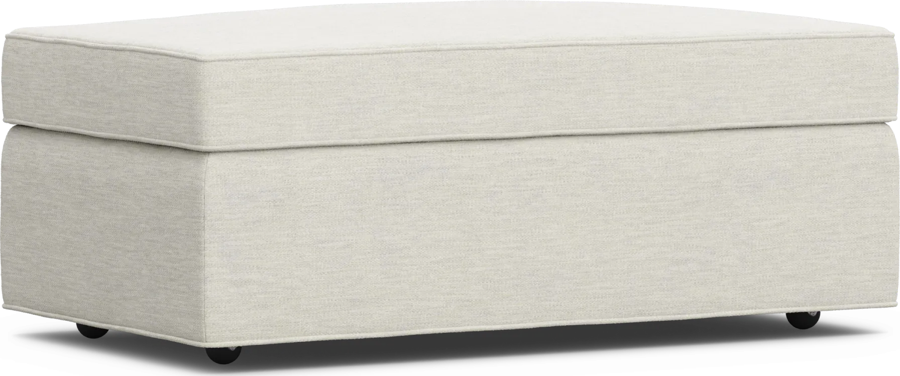 Bellingham Ivory Storage Ottoman - Image 1