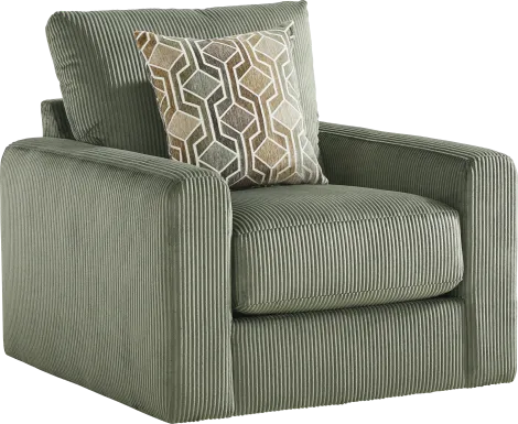 The Challenge Green Swivel Chair