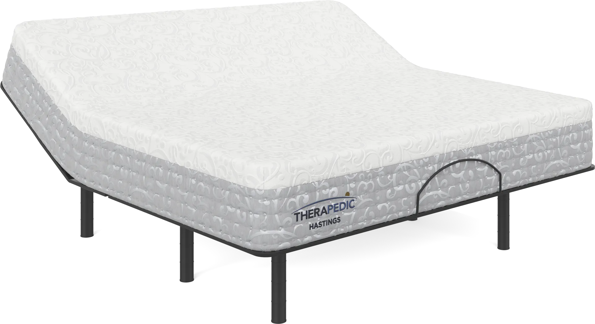 Therapedic Hastings King Mattress with Head Up Only Base - Image 1