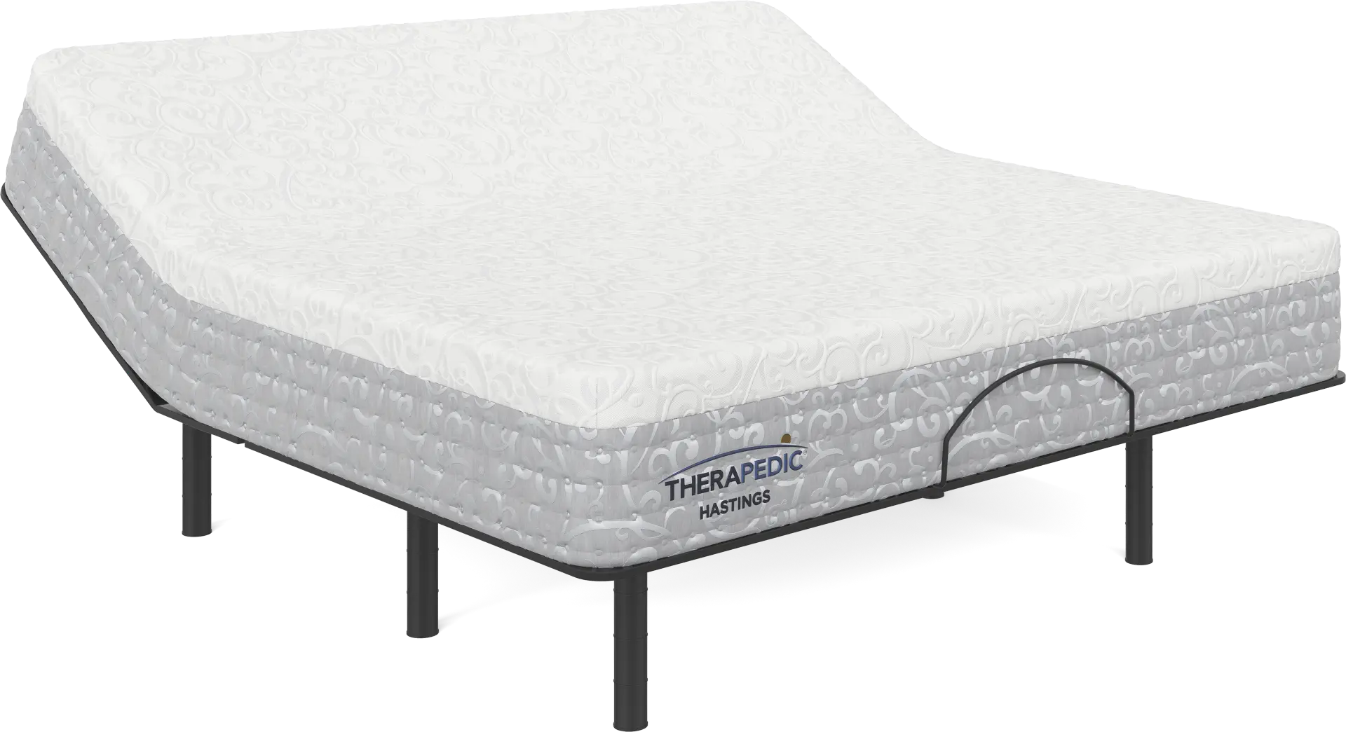 Therapedic Hastings King Mattress with Head Up Only Base