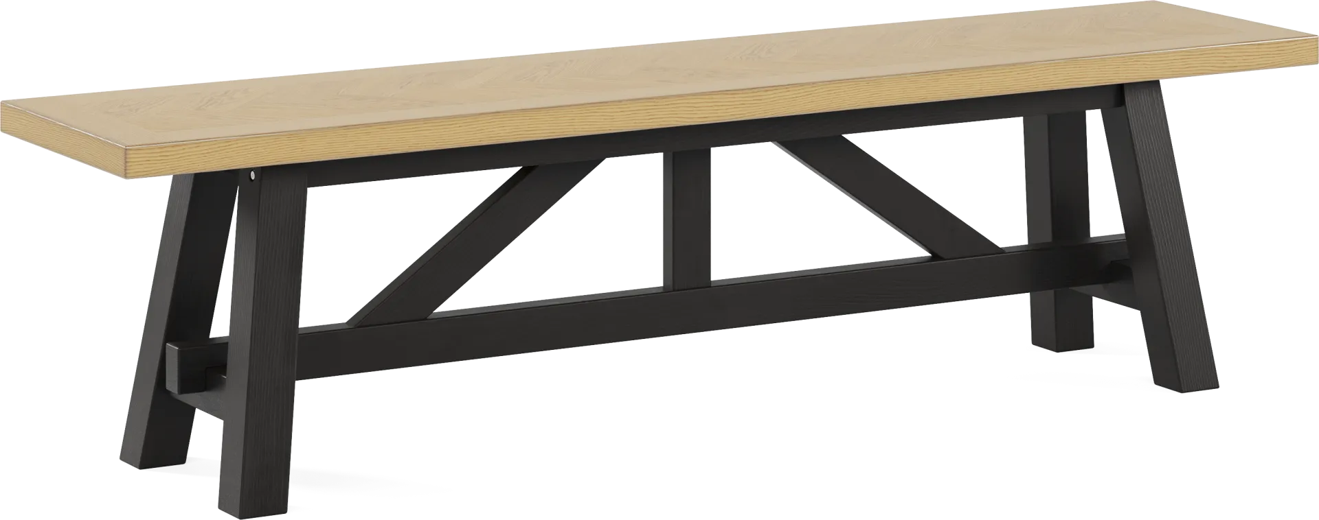 Chastain Park Black 6 Pc Dining Room with Bench - Image 6