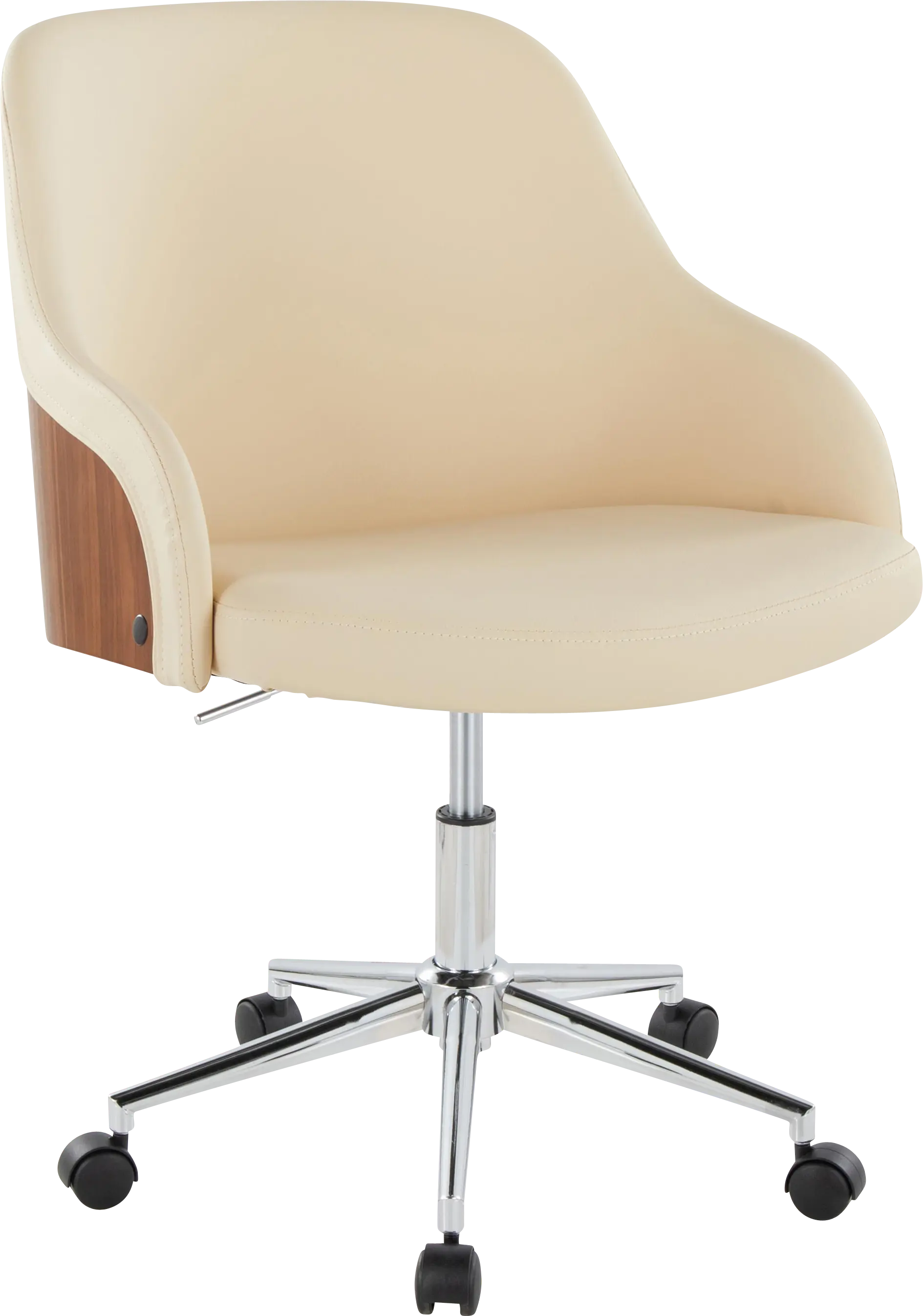 Bryta V Cream Desk Chair