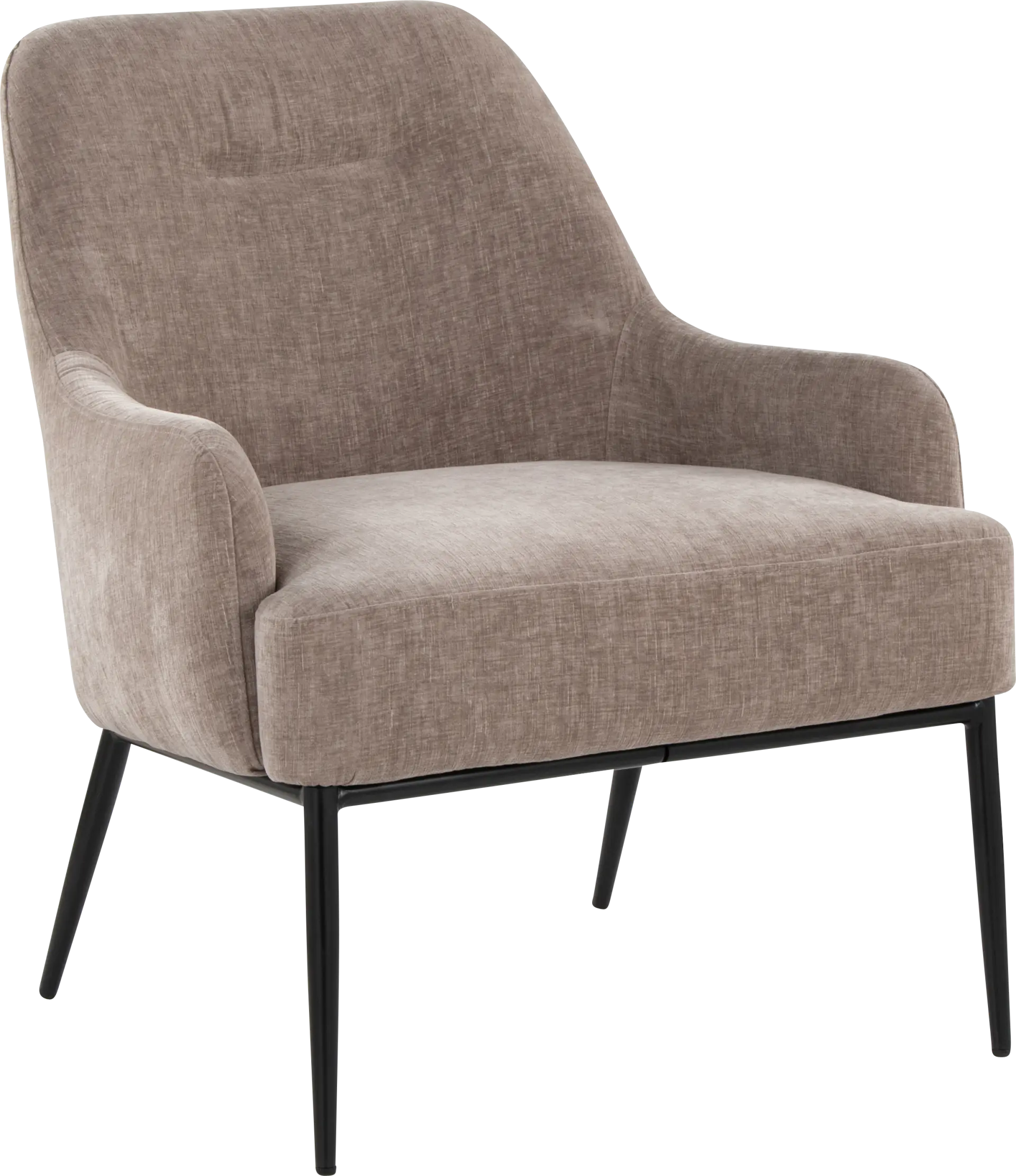 Emil Light Brown Accent Chair