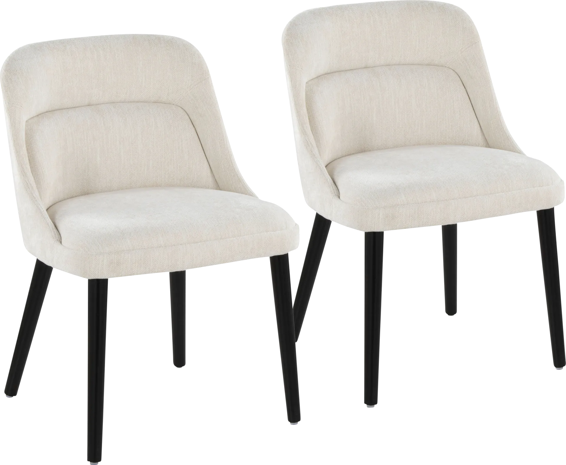 Zifra Cream Side Chair, Set of 2 - Image 1