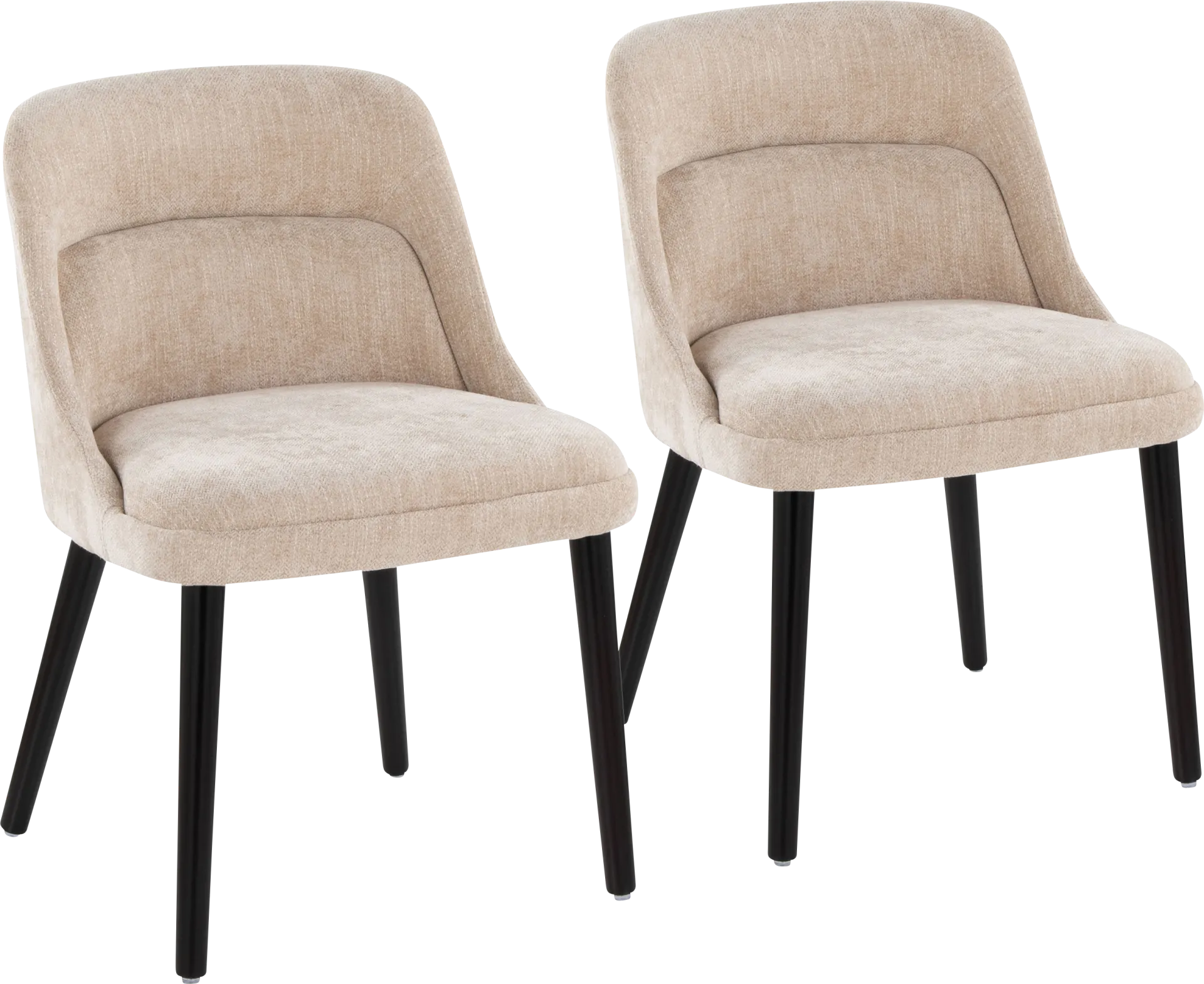 Zifra Tan Side Chair, Set of 2 - Image 1