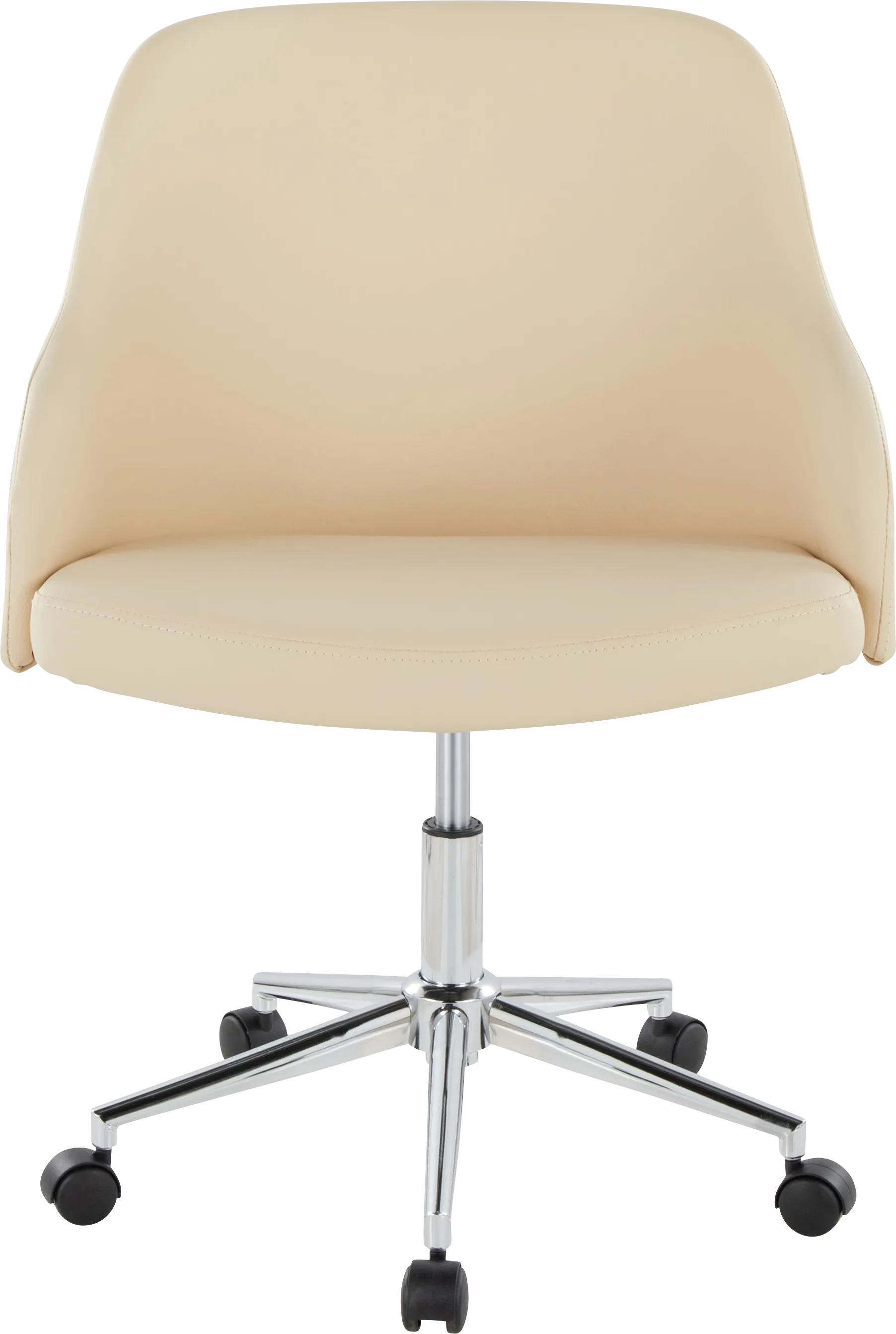 Bryta II Cream Desk Chair - Thumbnail - Image 1