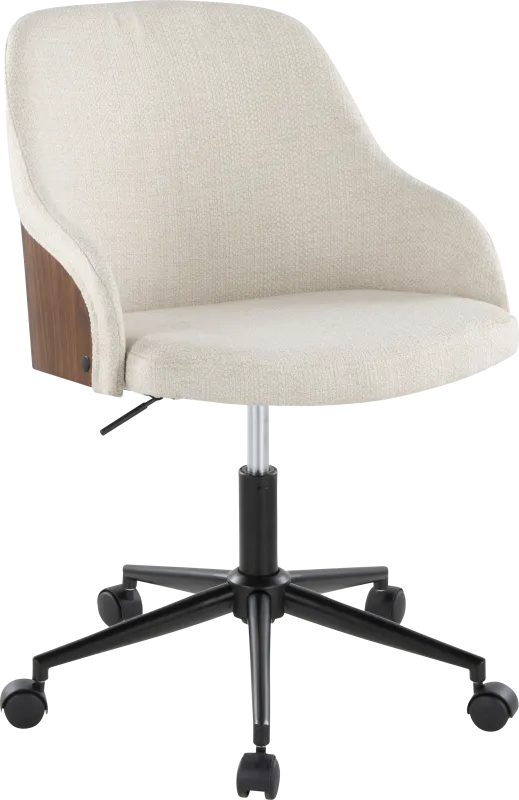 Bryta IV Cream Desk Chair