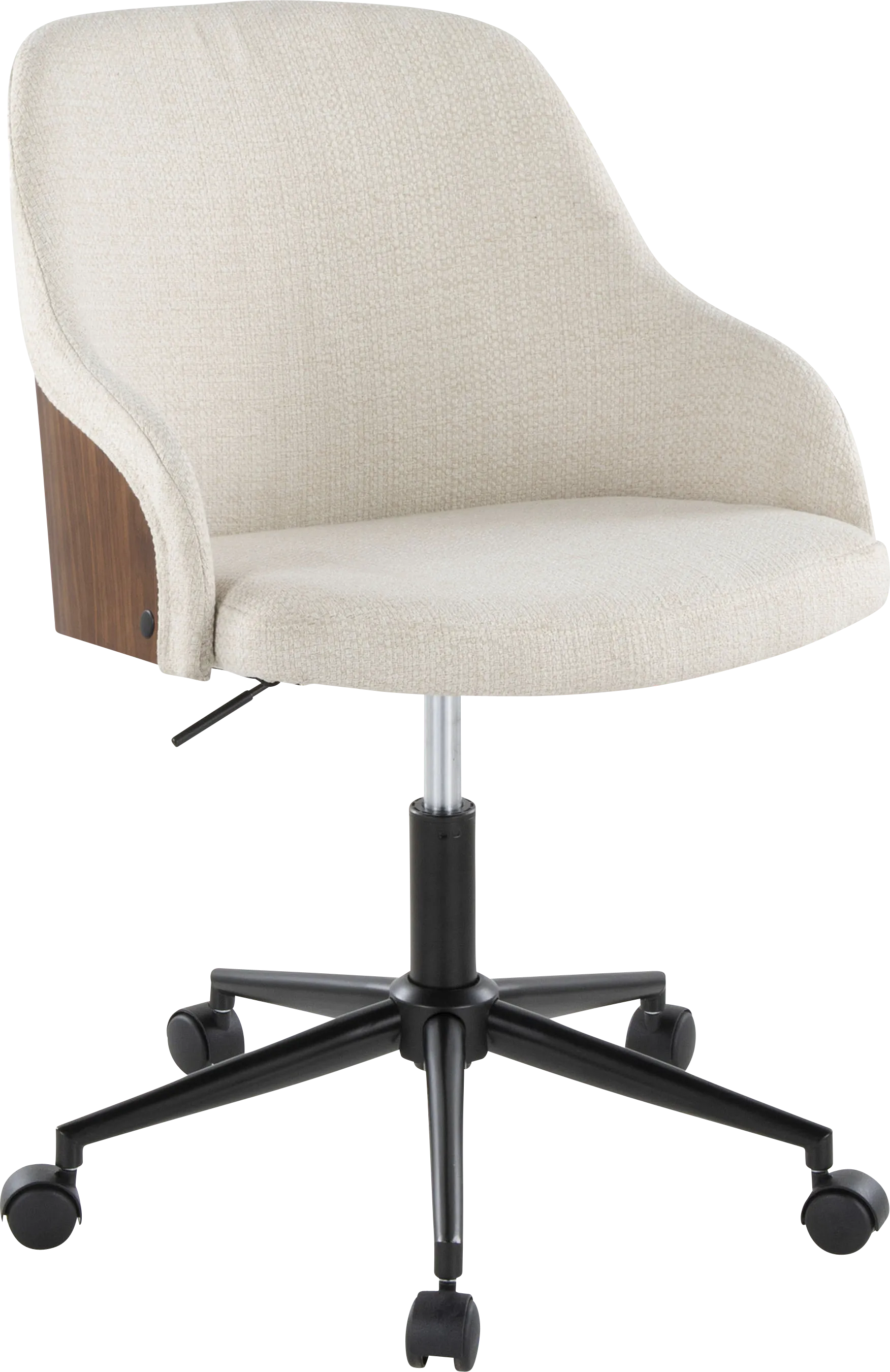 Bryta IV Cream Desk Chair - Image 1