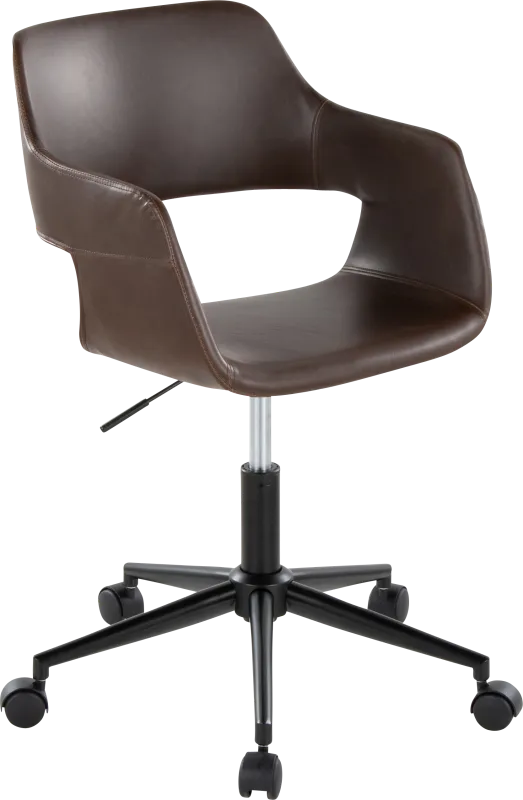 Whisp II Dark Brown Desk Chair
