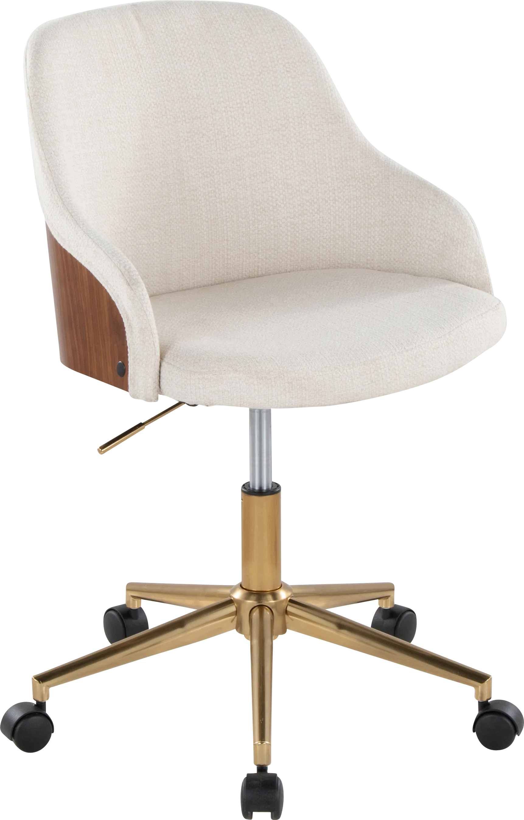 Bryta III Cream Desk Chair - Image 1