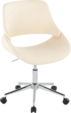 Halma III Cream Desk Chair