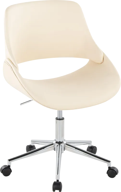 Halma III Cream Desk Chair