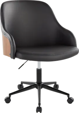 Bryta IV Black Desk Chair