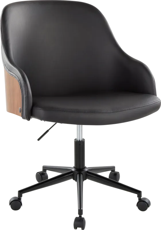 Bryta IV Black Desk Chair