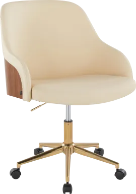 Bryta VI Cream Desk Chair