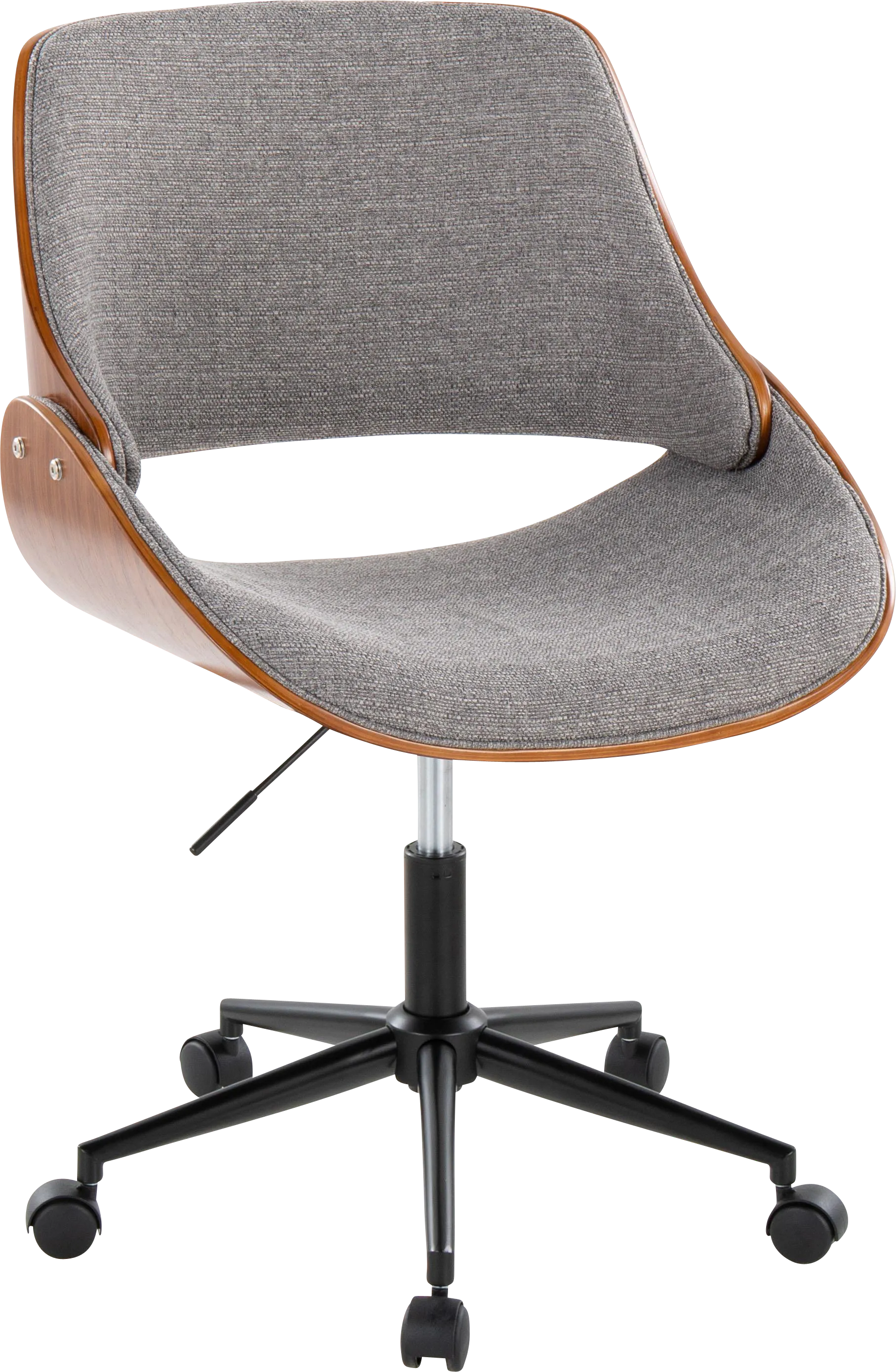 Eilyn I Gray Desk Chair - Thumbnail - Image 1