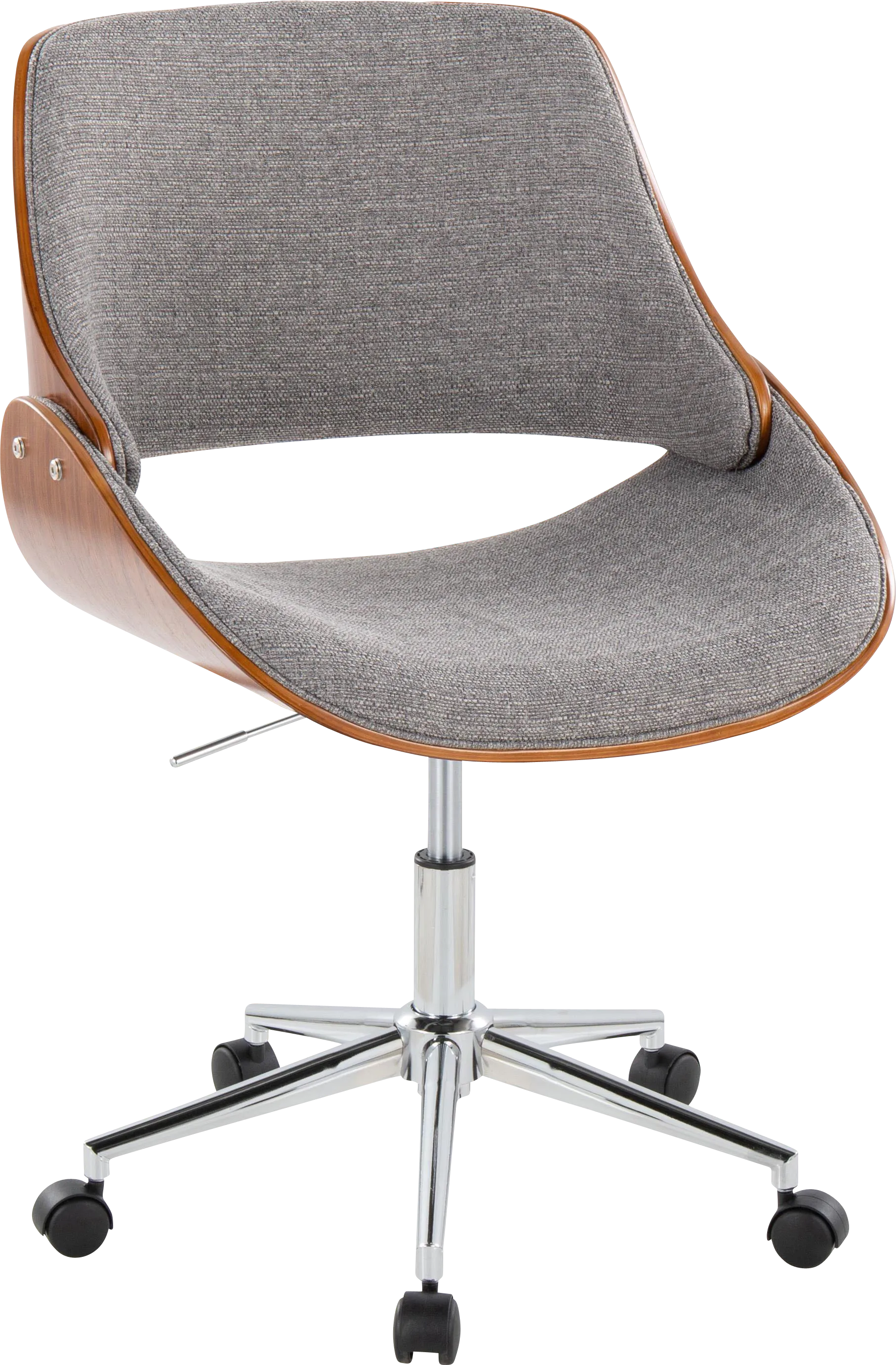 Eilyn III Gray Desk Chair - Thumbnail - Image 1