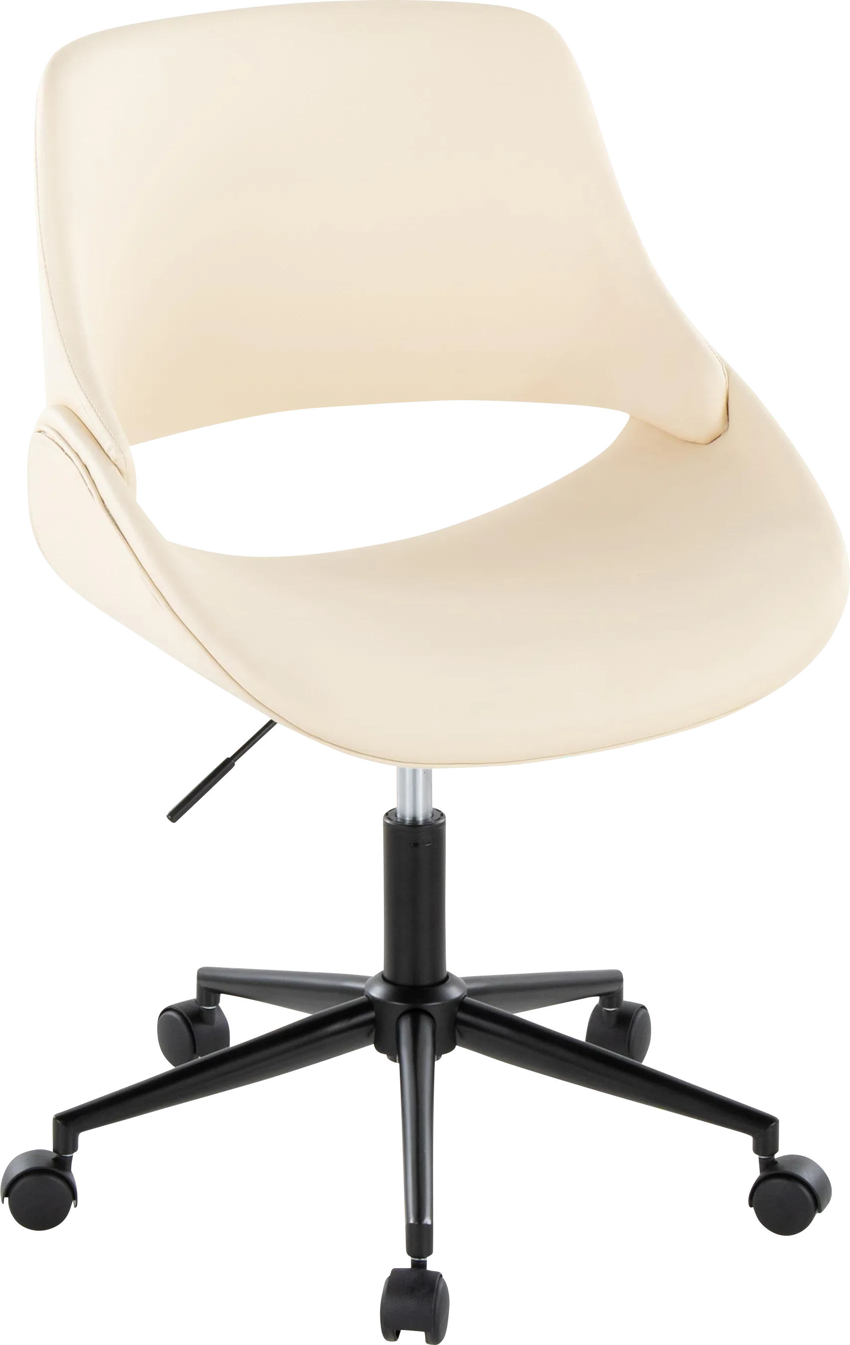 Halma I Cream Desk Chair - Image 1