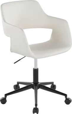 Whisp II White Desk Chair