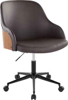 Bryta IV Brown Desk Chair