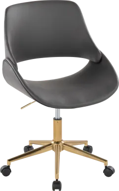 Halma II Cream Desk Chair
