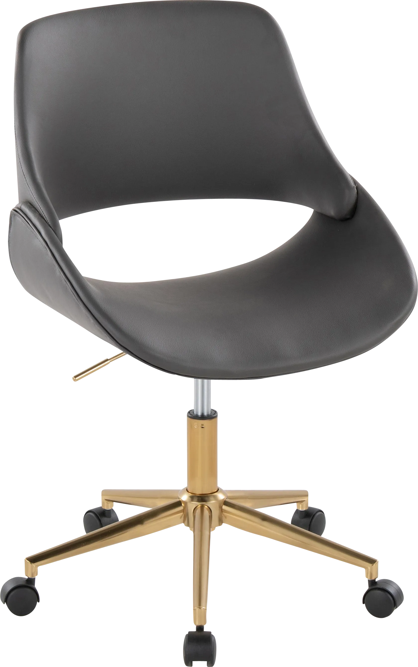 Halma II Cream Desk Chair - Image 1