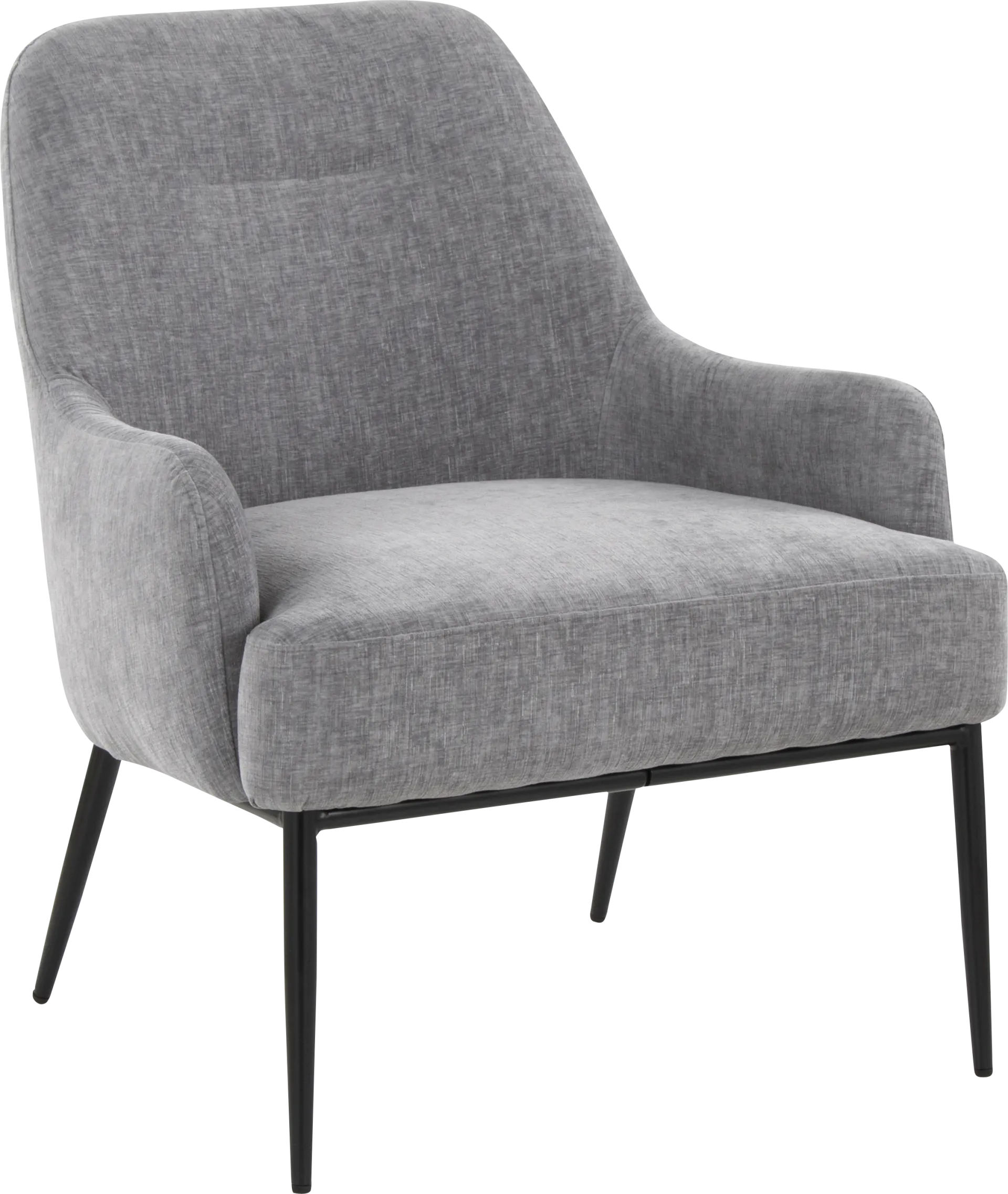 Emil Gray Accent Chair - Image 1