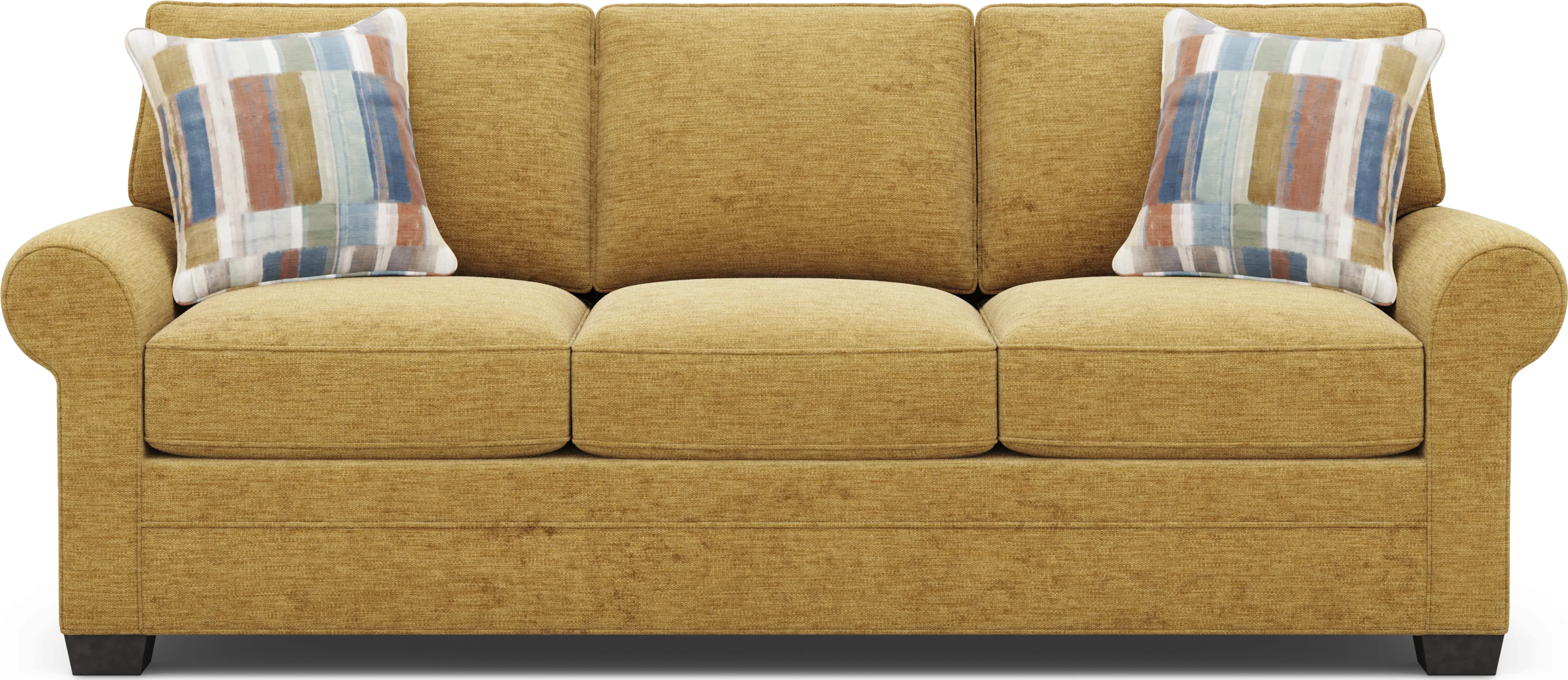 Bellingham Maize 7 Pc Living Room with Gel Foam Sleeper Sofa - Thumbnail - Image 2