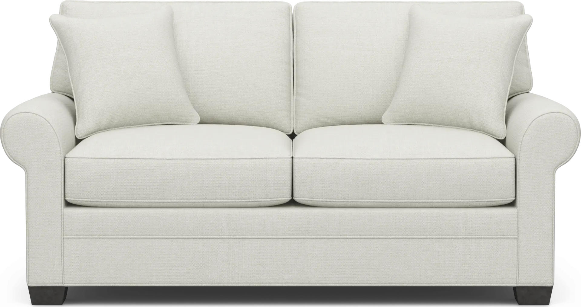 Bellingham Off-White Textured Loveseat - Image 1