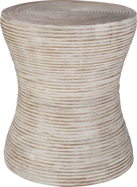 Lommi White End Table