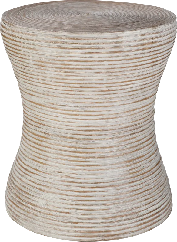 Lommi White End Table