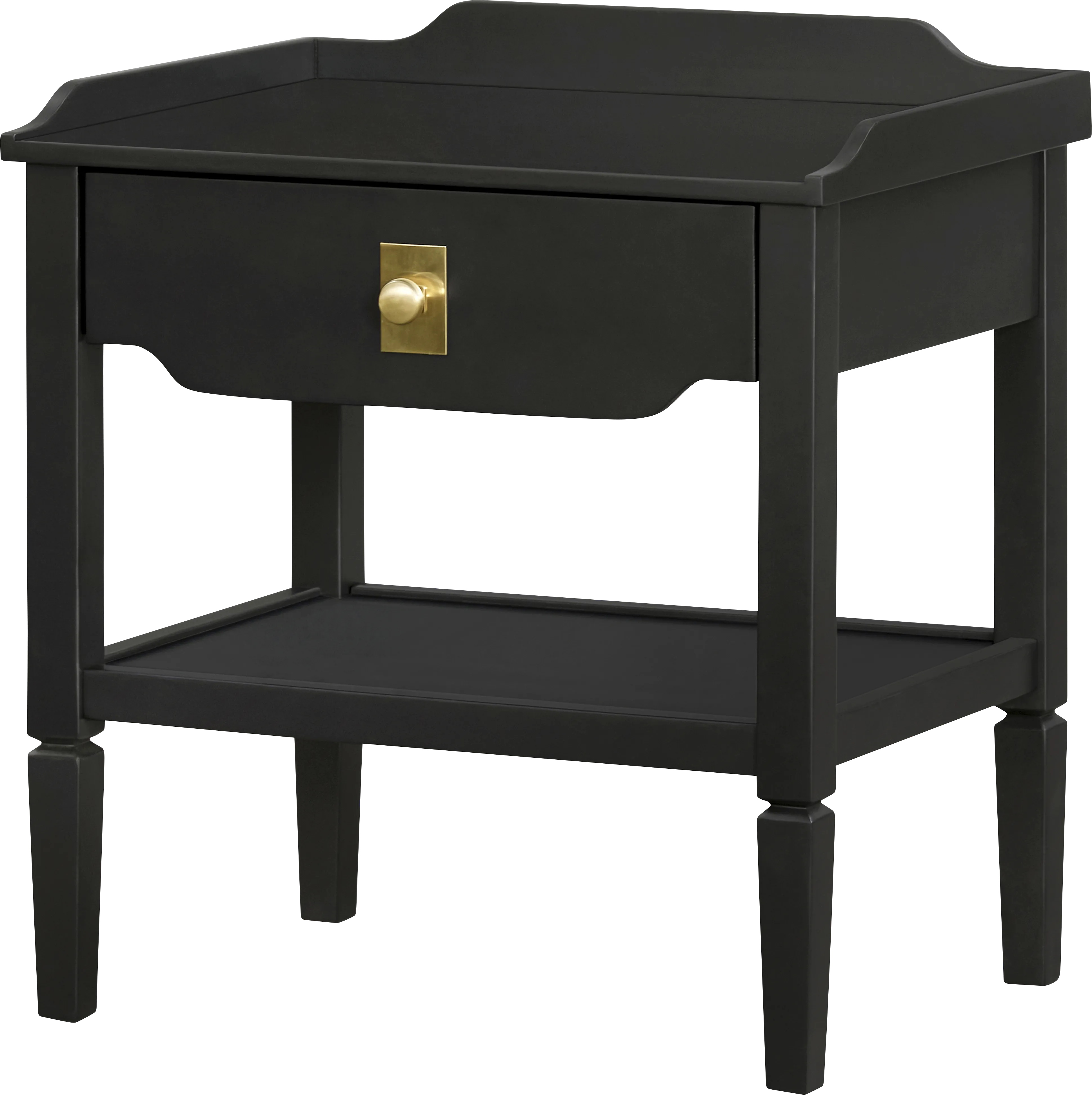 Alnis Black End Table - Thumbnail - Image 1