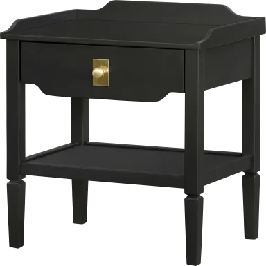 Alnis Black End Table