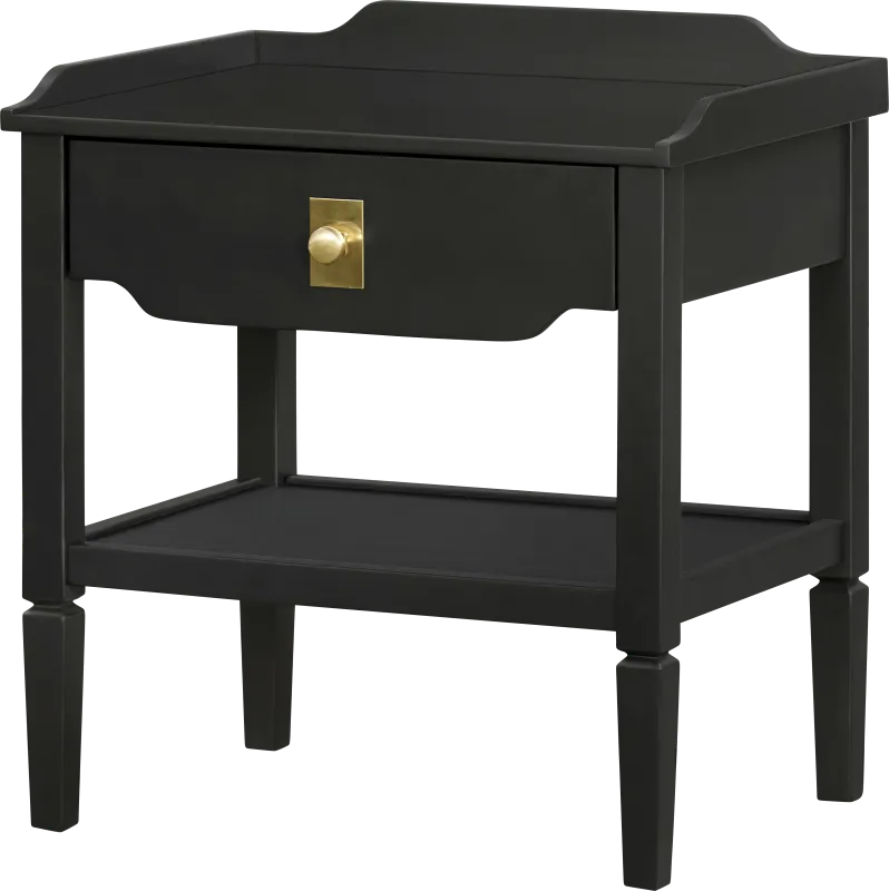 Alnis Black End Table
