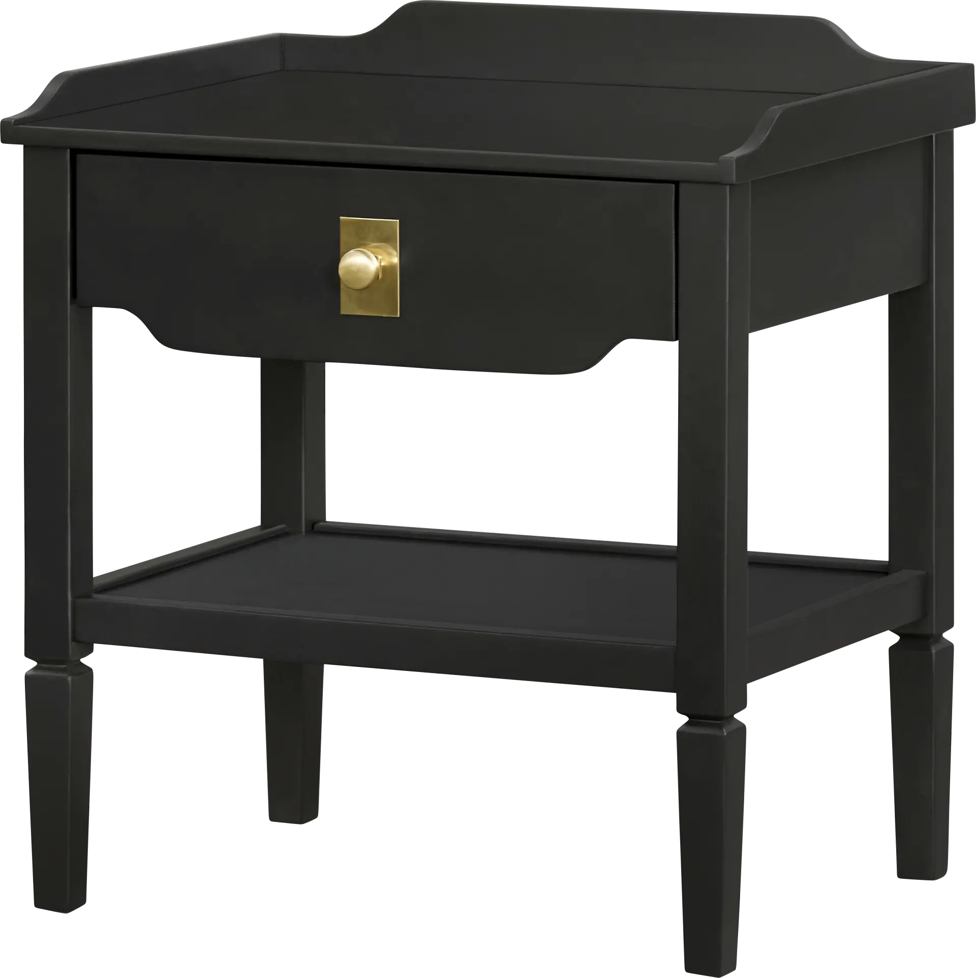 Alnis Black End Table