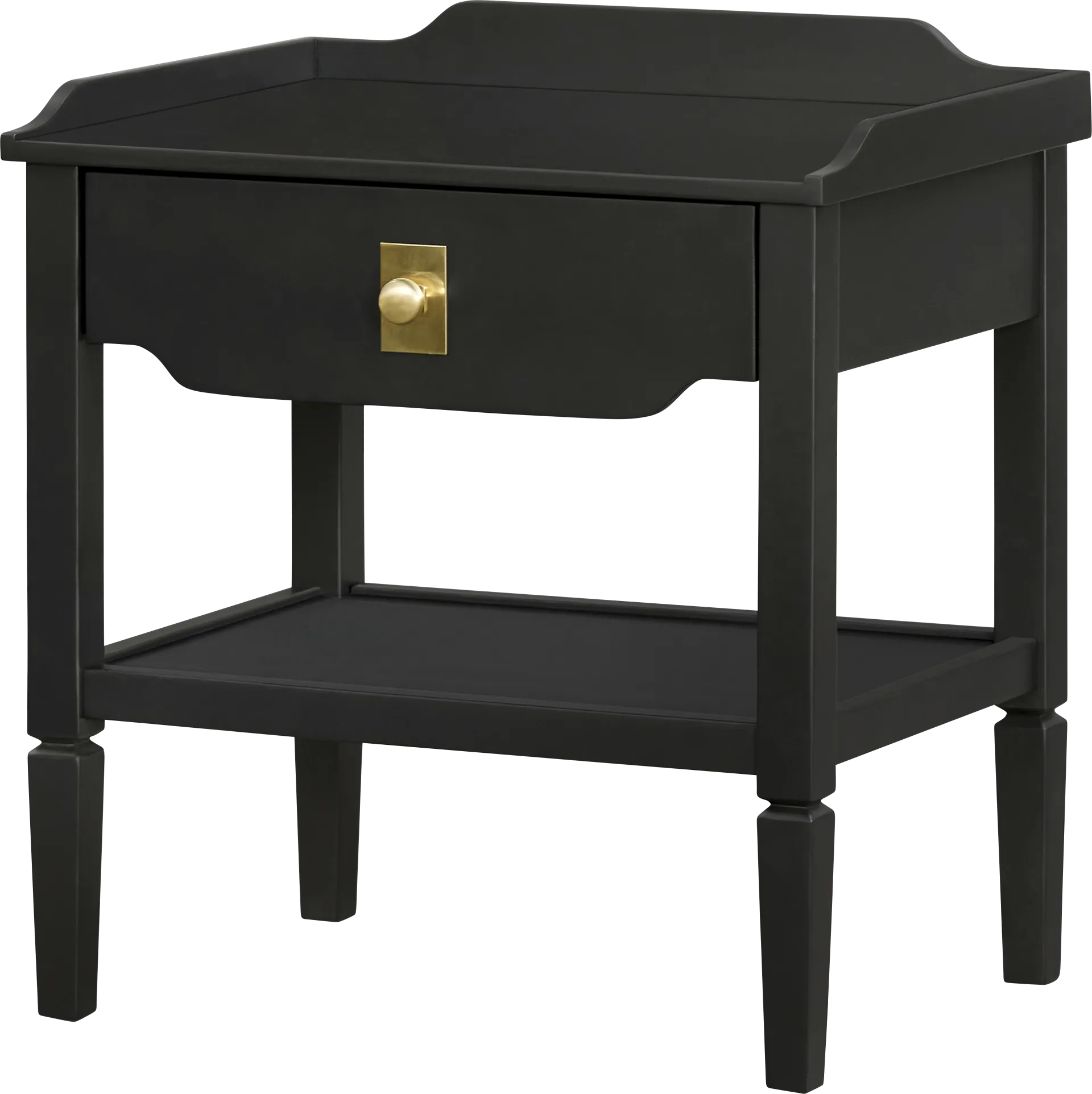 Alnis Black End Table - Image 1
