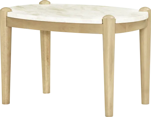 Tilu White End Table