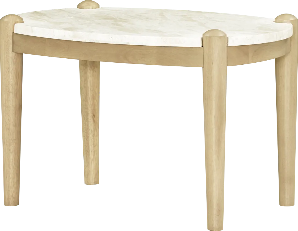 Tilu White End Table
