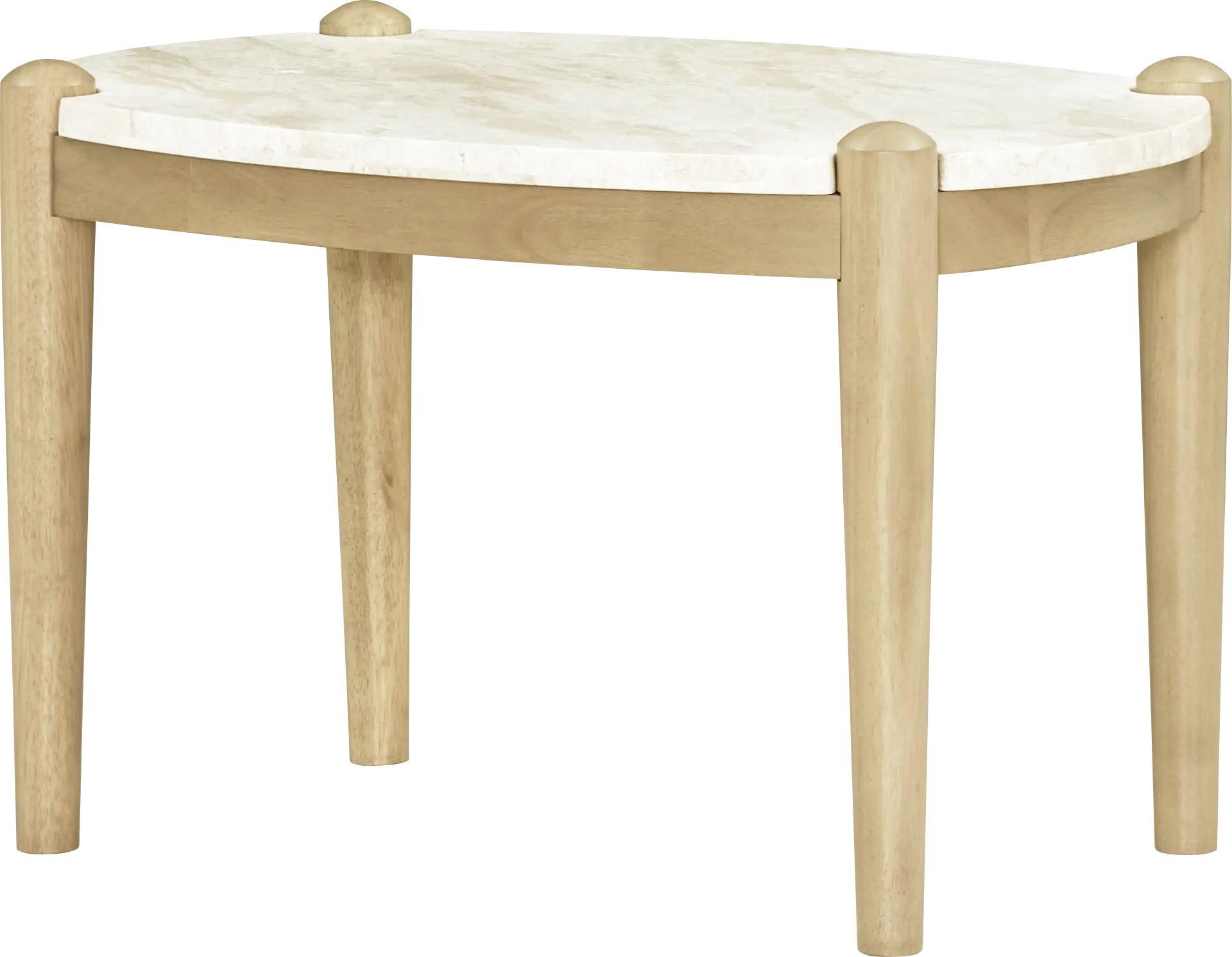 Tilu White End Table