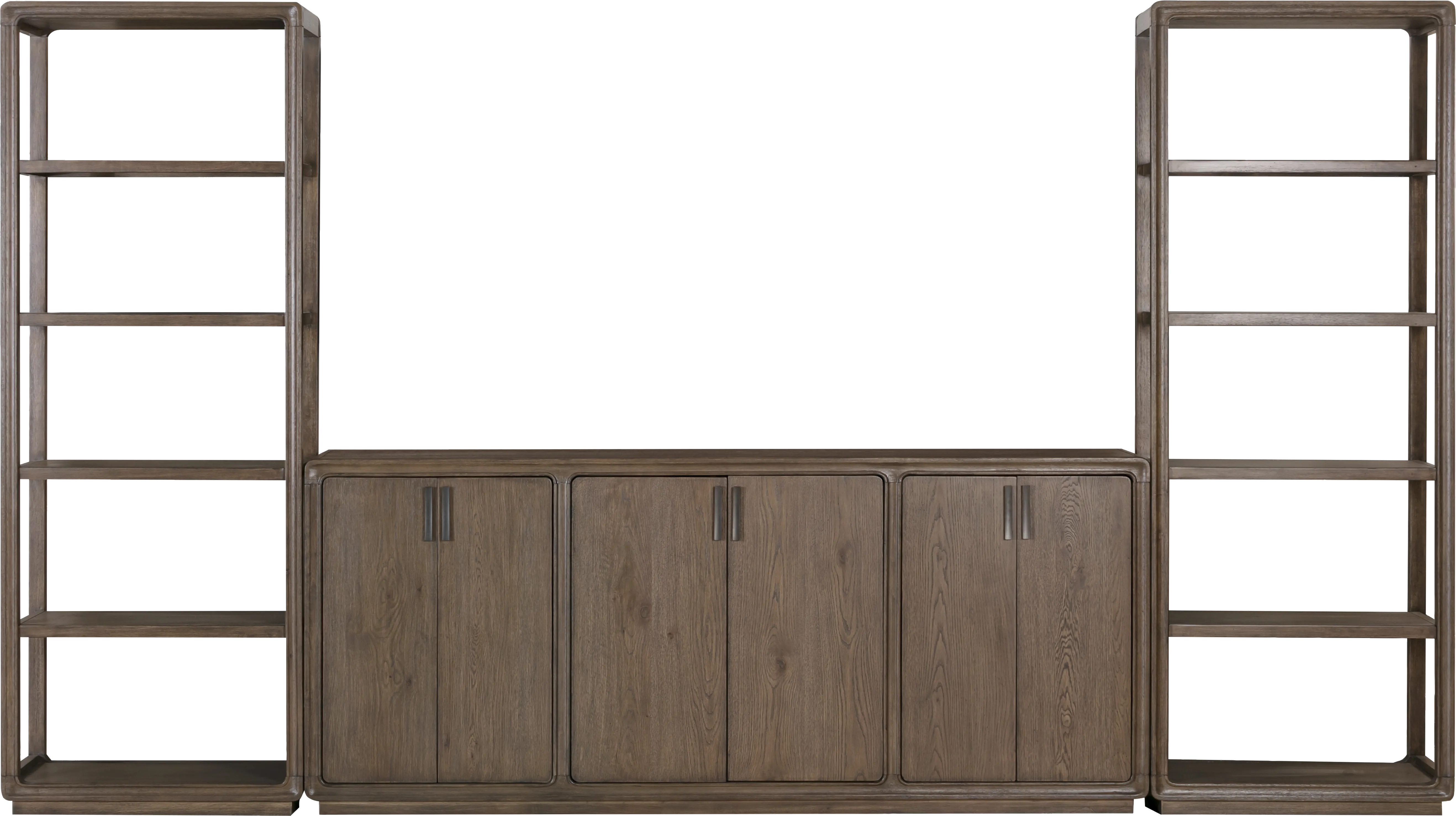 Danan Brown 3 Pc Wall Unit With 84 in. Console - Thumbnail - Image 1