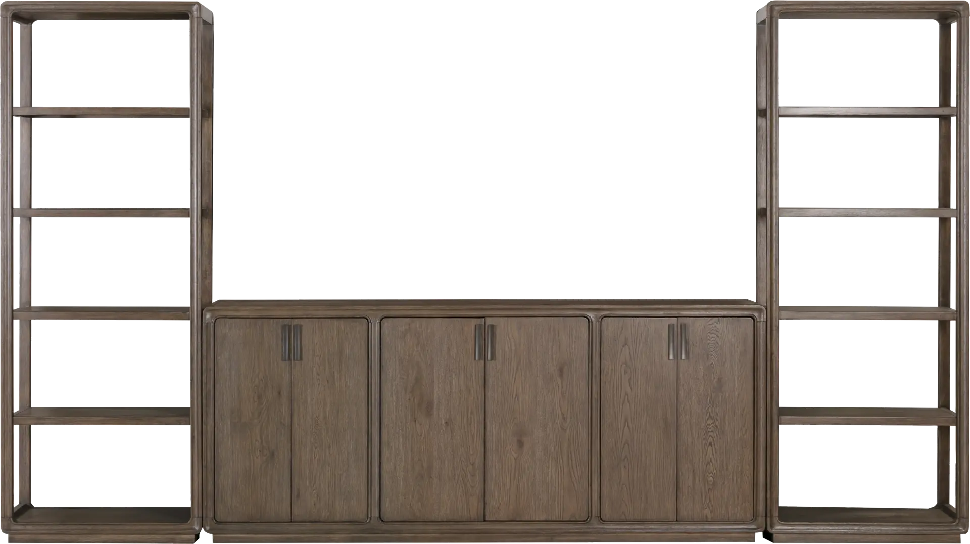 Danan Brown 3 Pc Wall Unit With 84 in. Console
