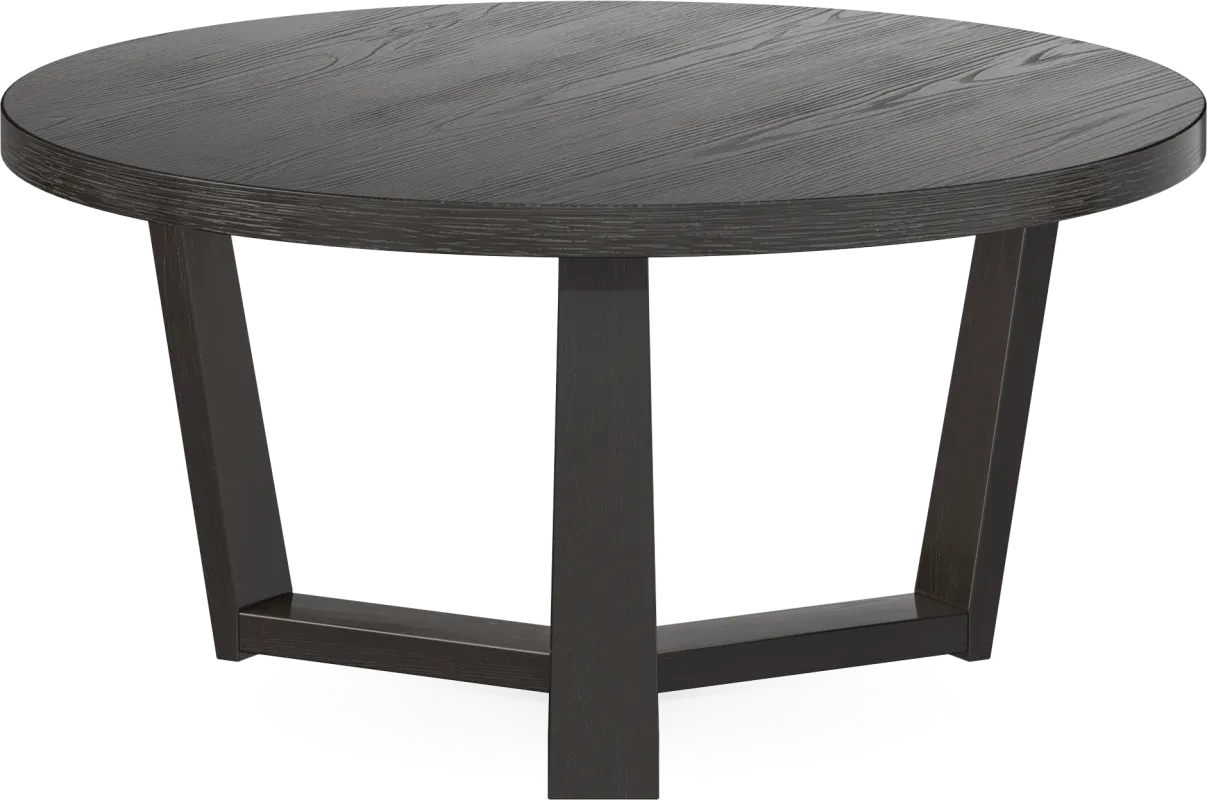 Rumie Dark Brown 30 in. Cocktail Table
