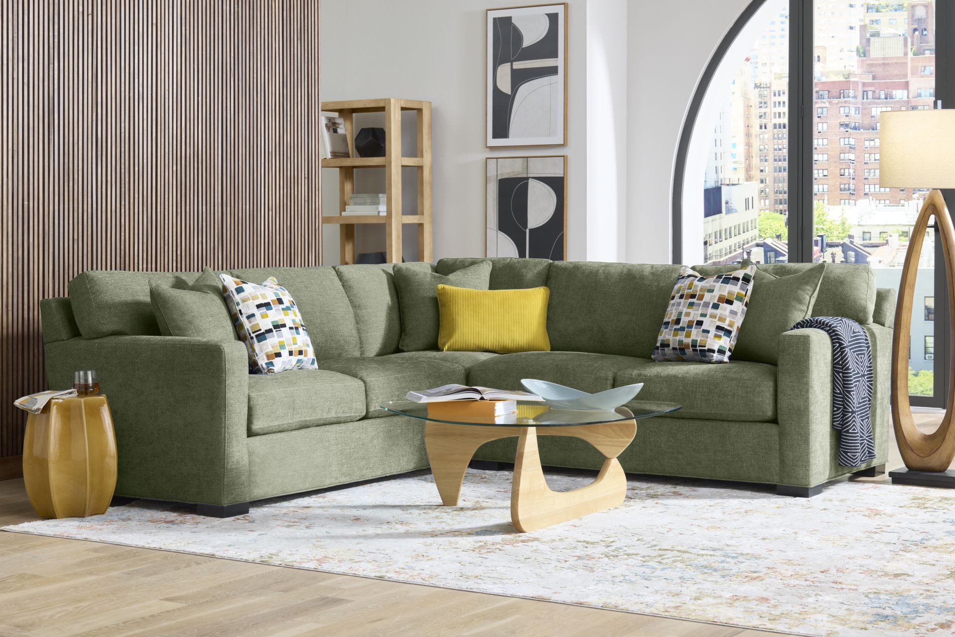 Harmonie Avocado 2 Pc Sectional - Image 2