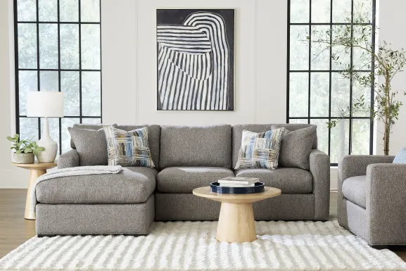 Harmonie Gray 2 Pc Sectional