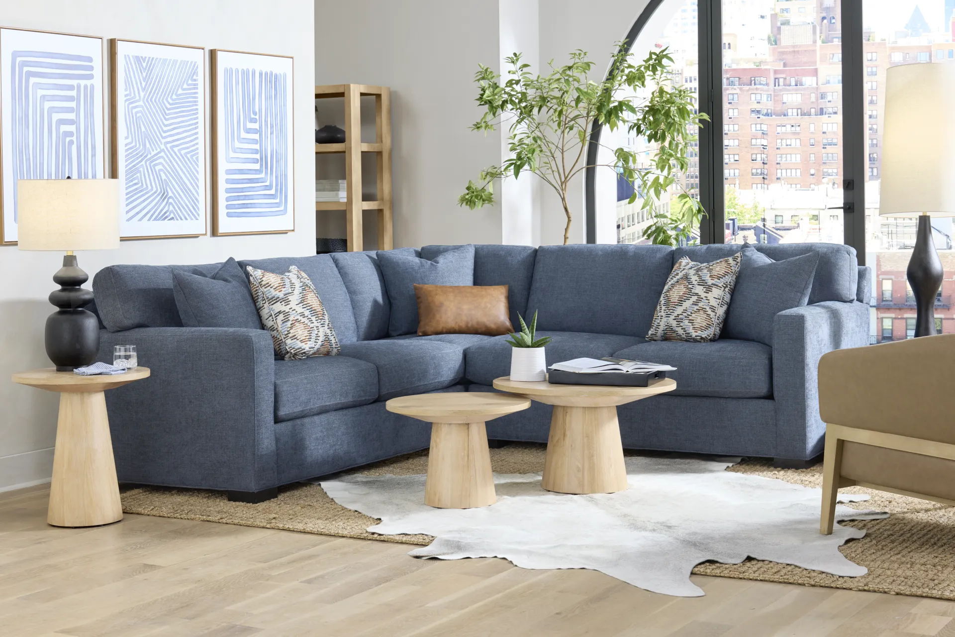 Harmonie Sapphire 2 Pc Sectional - Image 1