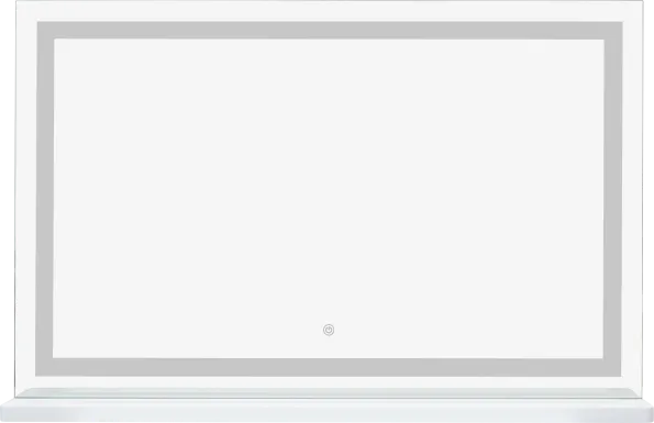 Marshbank II Silver Vanity Mirror