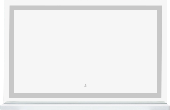 Marshbank II Silver Vanity Mirror